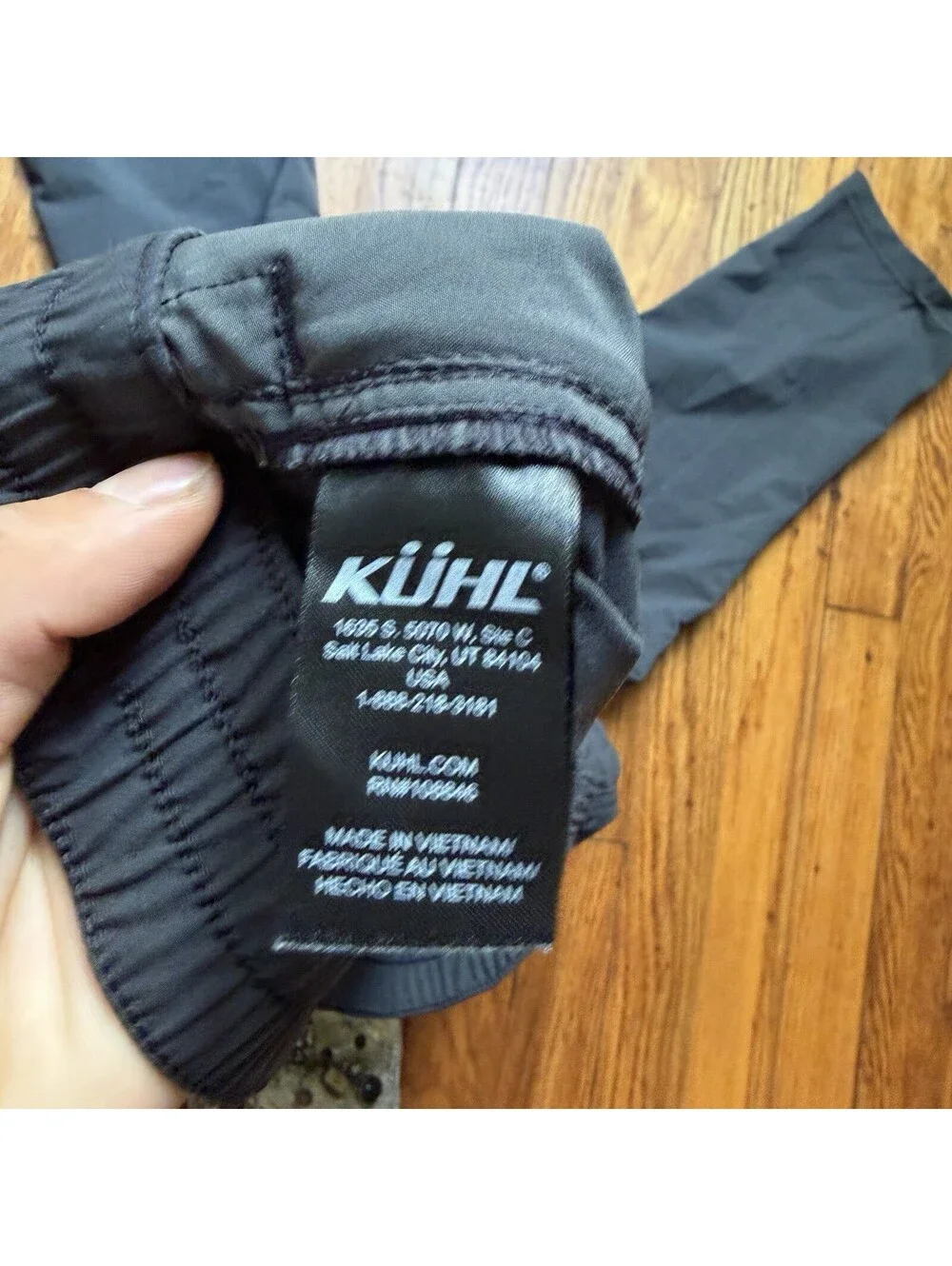 Kuhl Pants Mens Small S Black Freeflex Jogger Softshell Hiking Outdoor Travel